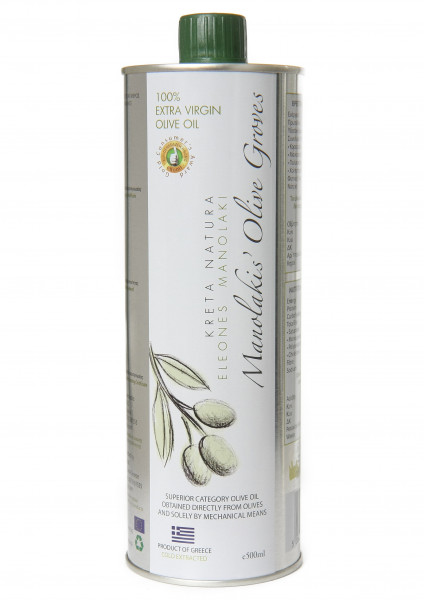 Olivenöl Extra Nativ 500-ml Flasche-Stahl