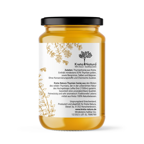 Thymian Honig aus Kreta
