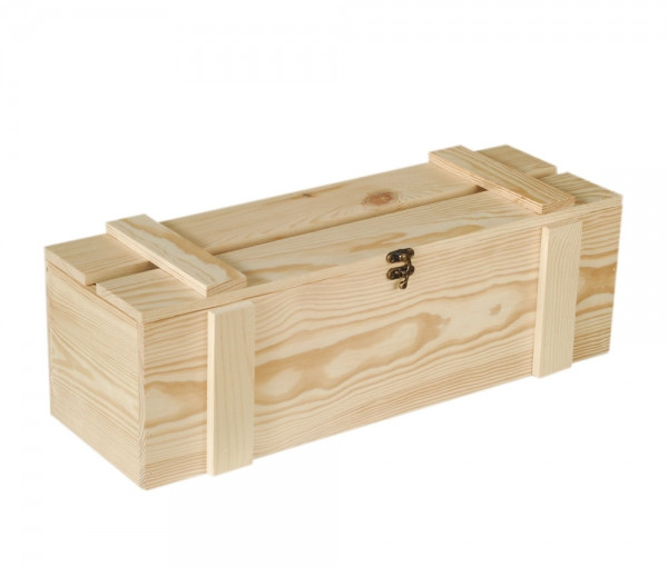 Magnumflasche 3 Liter natives Olivenöl extra inkl. Korkausgießer in Holzkiste